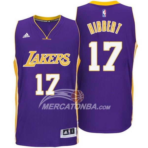 Maglia NBA Hibbert Los Angeles Lakers Purpura